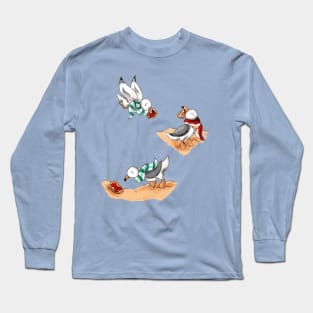 Sugar Cookie Seagulls Long Sleeve T-Shirt